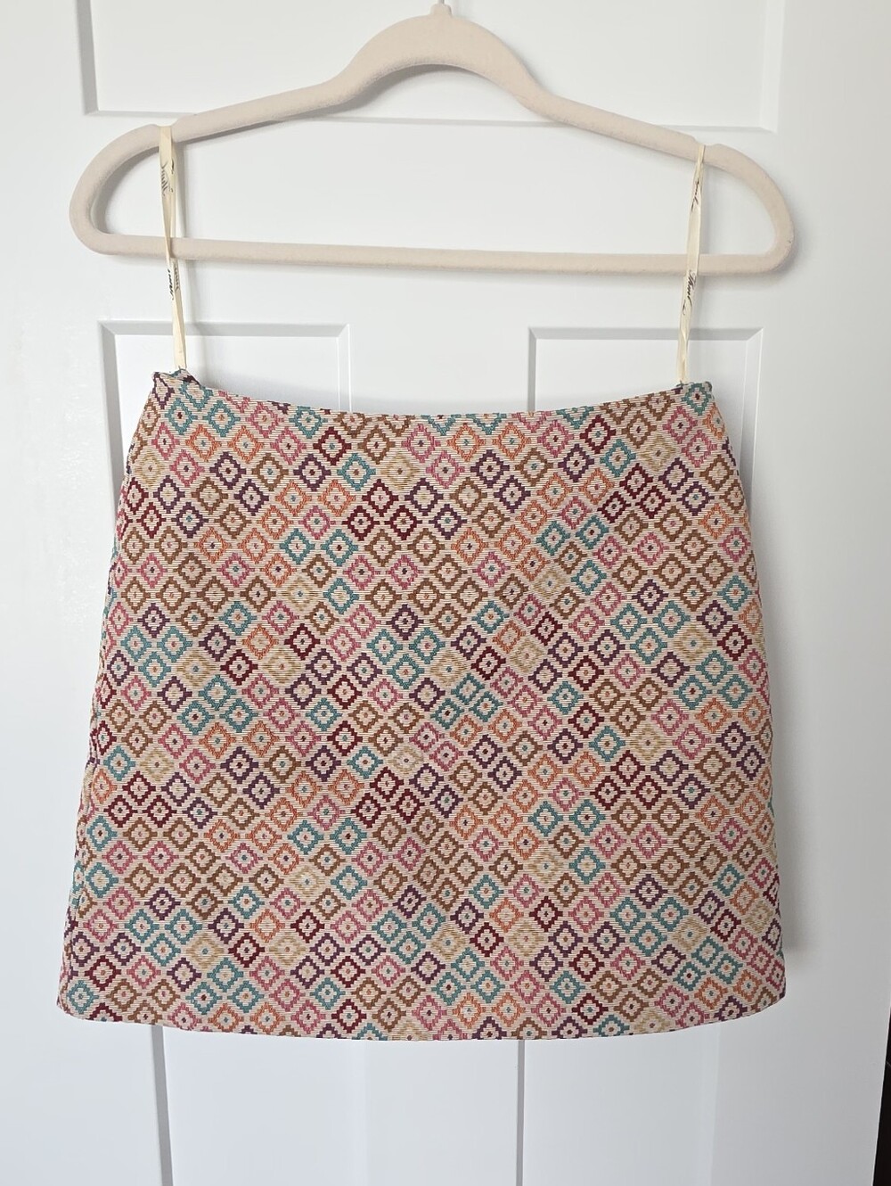 A-line Mini Geometric Skirt